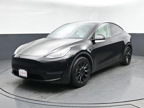 Solid Black 2021 Tesla Model Y Long Range Dual Motor All-Wheel Drive