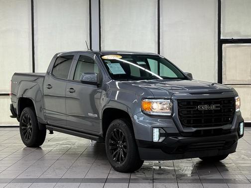 Satin Steel Metallic 2022 GMC Canyon Elevation