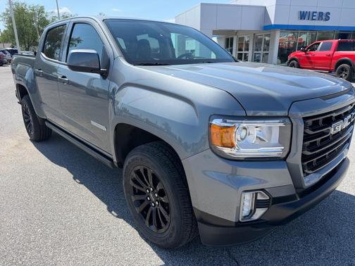 Satin Steel Metallic 2022 GMC Canyon Elevation