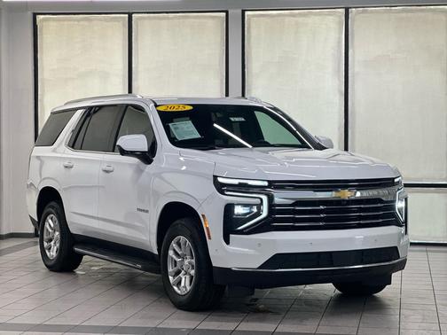 Summit White 2025 Chevrolet Tahoe LT