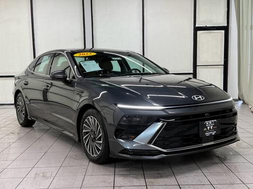 Portofino Gray 2025 Hyundai SONATA Hybrid Limited