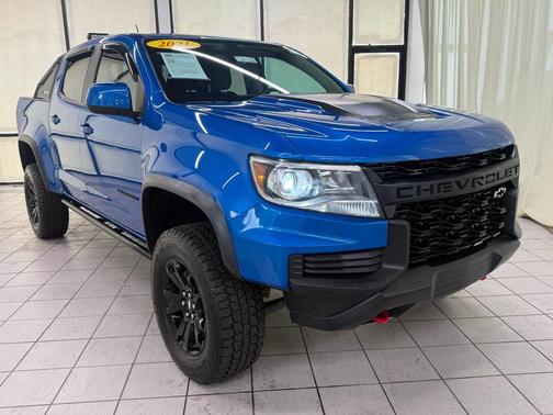 Bright Blue Metallic 2021 Chevrolet Colorado ZR2