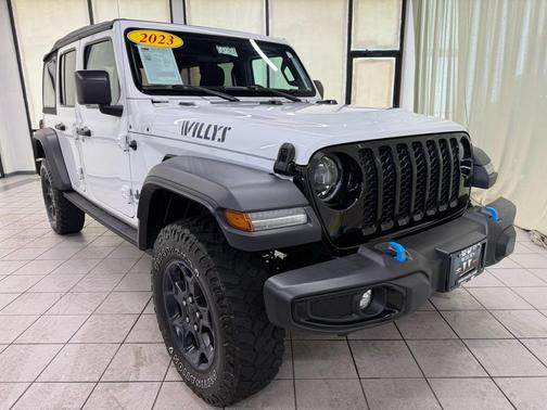 Bright White Clearcoat 2023 Jeep Wrangler 4xe Willys