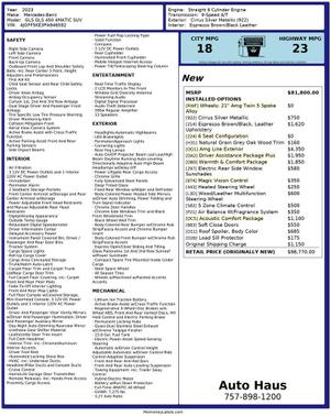 2023 Mercedes-Benz GLS 450 4MATIC