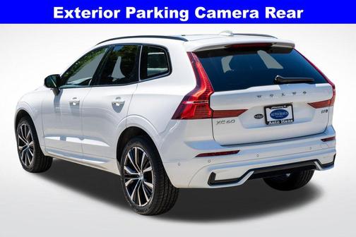 Crystal White Metallic 2024 Volvo XC60 B5 Plus Dark Theme
