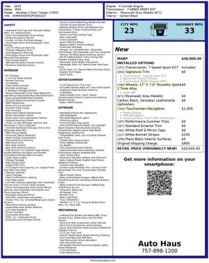 2023 MINI Hardtop Cooper S