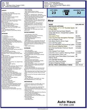 2019 MINI Hardtop Cooper S