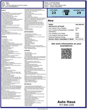 2021 BMW X3 xDrive30i