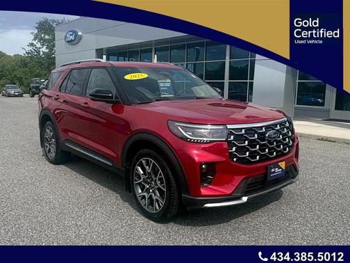 RAPID RED MET TINTED CC 2025 Ford Explorer PLATINUM