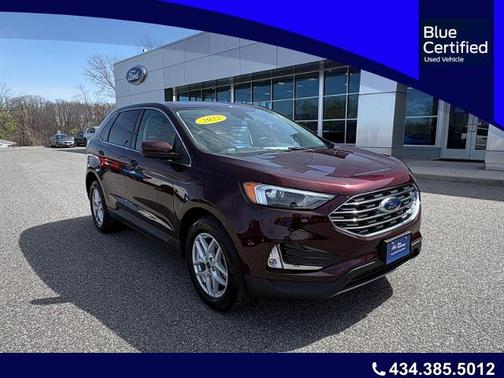 BURGUNDY VELVET MET TINT CC 2022 Ford Edge SEL