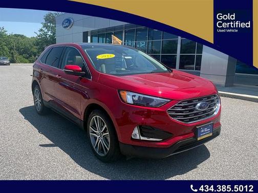 RAPID RED TINTED CC 2022 Ford Edge TITANIUM