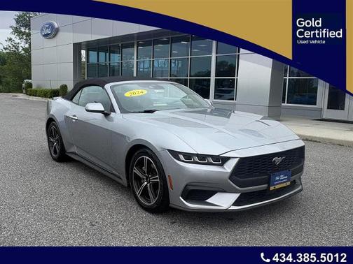 ICONIC SILVER METALLIC 2024 Ford Mustang ECOBOOST PREMIUM