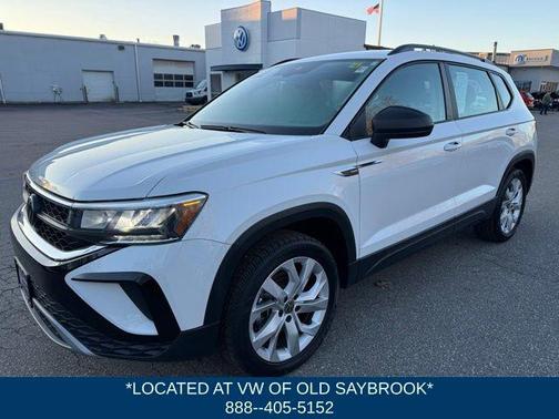 Pure White 2023 Volkswagen Taos 1.5T S