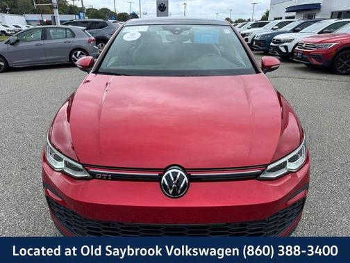 Kings Red Metallic 2024 Volkswagen Golf GTI 2.0T SE DSG