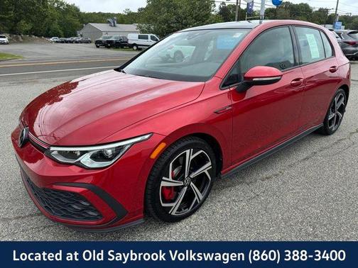 Kings Red Metallic 2024 Volkswagen Golf GTI 2.0T SE DSG