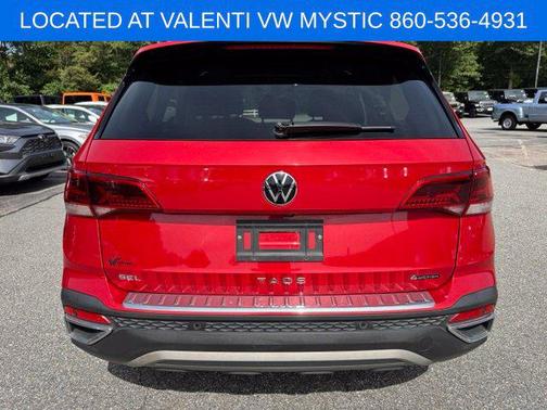 Red Metallic 2022 Volkswagen Taos SEL