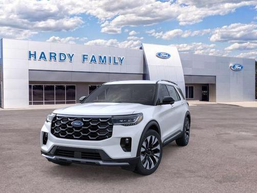 Star White 2026 Ford Explorer Platinum