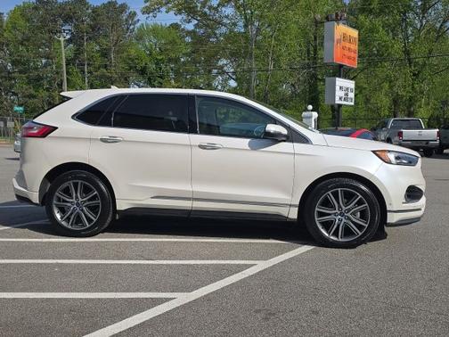 WHITE PLATINUM MET TRI-COAT 2019 Ford Edge TITANIUM