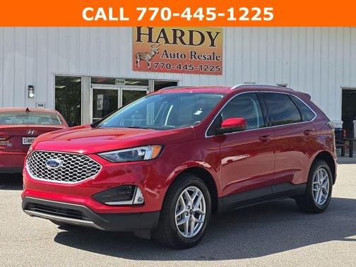 Red Metallic 2024 Ford Edge SEL