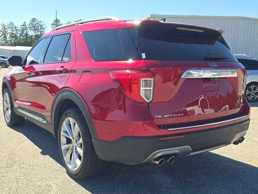 Red Metallic 2023 Ford Explorer Platinum