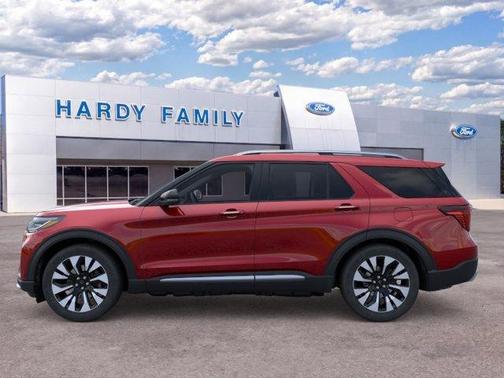 Rapid Red Metallic Tinted Clearcoat 2026 Ford Explorer Platinum