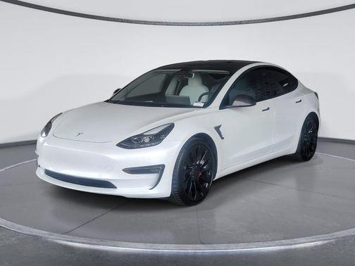 Pearl White Multi 2023 Tesla Model 3 Performance