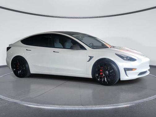 Pearl White Multi 2023 Tesla Model 3 Performance