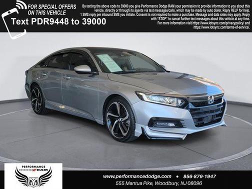 Lunar Silver Metallic 2019 Honda Accord Sport