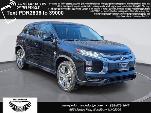 Black 2023 Mitsubishi Outlander Sport 2.0 ES