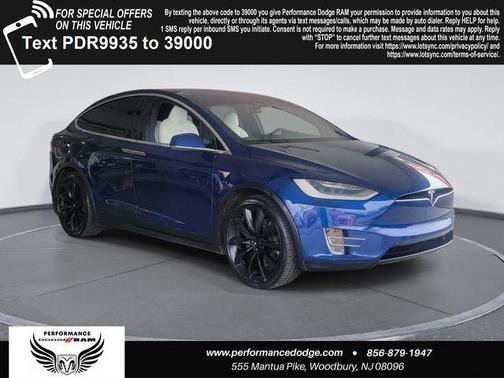 Deep Blue Metallic 2020 Tesla Model X Long Range