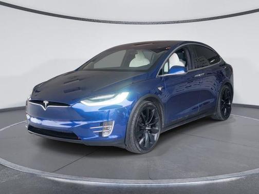 Deep Blue Metallic 2020 Tesla Model X Long Range