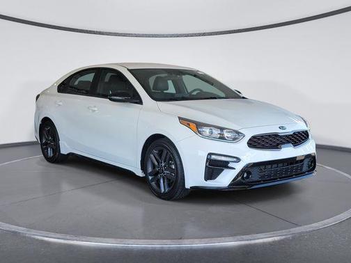 Clear White 2021 Kia Forte GT-Line