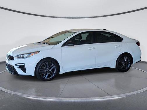 Clear White 2021 Kia Forte GT-Line