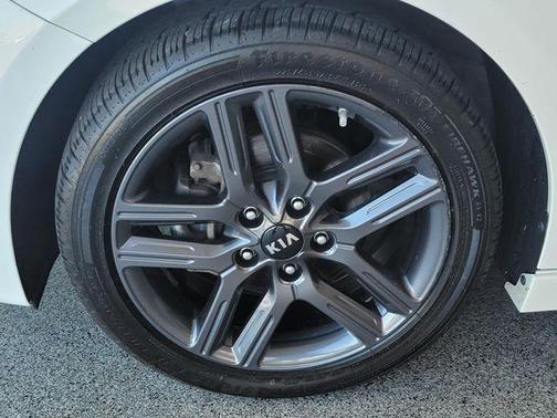 Clear White 2021 Kia Forte GT-Line