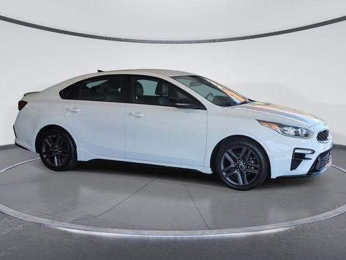 Clear White 2021 Kia Forte GT-Line