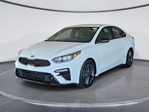 Clear White 2021 Kia Forte GT-Line