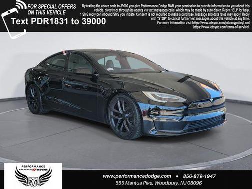 Black 2021 Tesla Model S Plaid