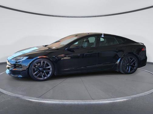 Black 2021 Tesla Model S Plaid