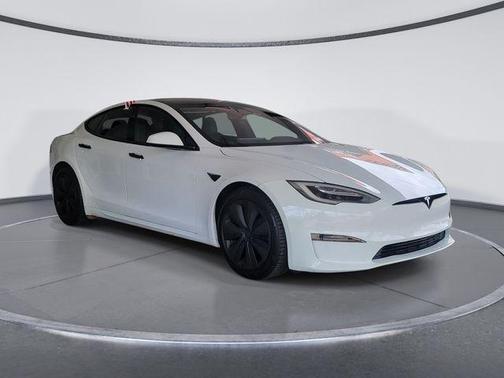 Pearl White Multi 2021 Tesla Model S Long Range