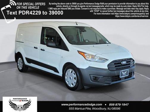 Frozen White 2019 Ford Transit Connect XL