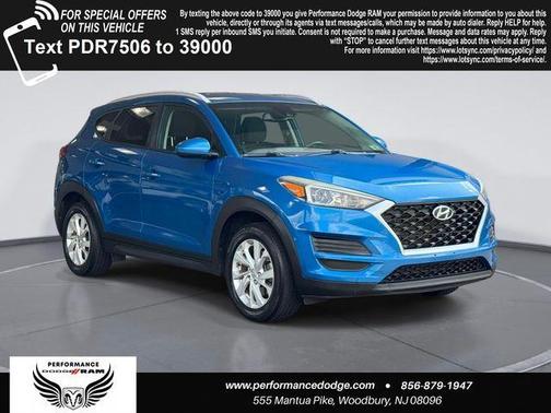 Aqua Blue 2019 Hyundai TUCSON Value