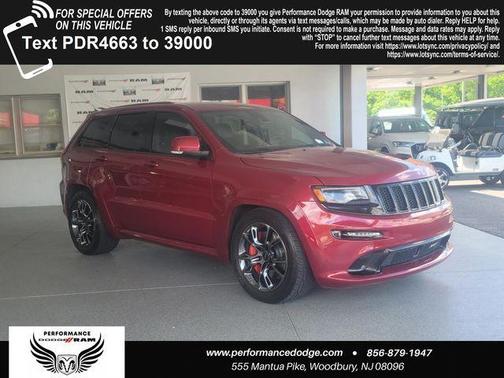 Deep Cherry Red Crystal Pearlcoat 2014 Jeep Grand Cherokee SRT