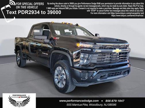 Black 2024 Chevrolet Silverado 2500 Custom