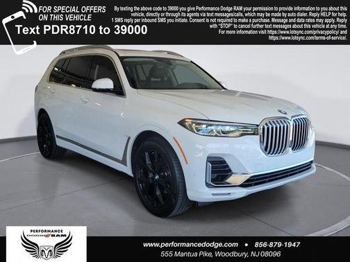 Alpine White 2020 BMW X7 xDrive40i