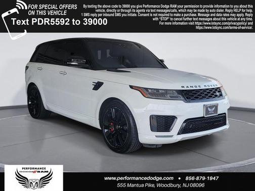 Fuji White 2019 Land Rover Range Rover Sport HST MHEV