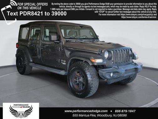 Granite Crystal Clearcoat Metallic 2019 Jeep Wrangler Unlimited Sport