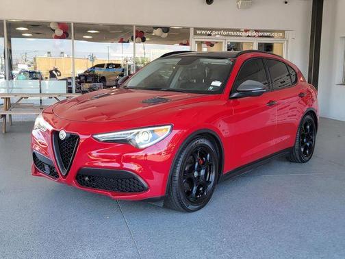 Red 2018 Alfa Romeo Stelvio Base
