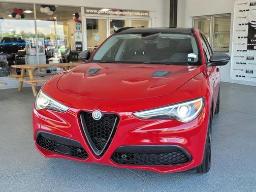 Red 2018 Alfa Romeo Stelvio Base