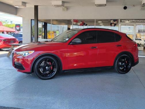 Red 2018 Alfa Romeo Stelvio Base