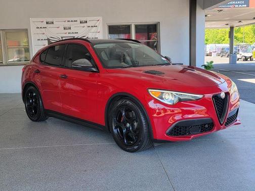 Red 2018 Alfa Romeo Stelvio Base